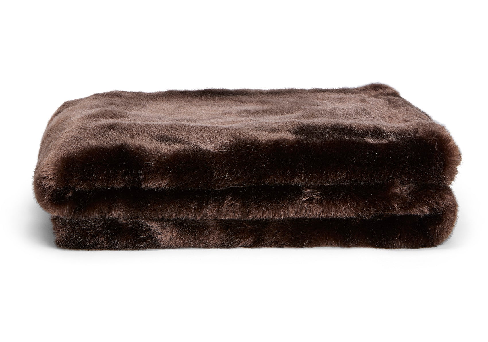 Carpe Diem Beds Throw - Brown - Imiteret Pels tæppe - Den 7. Himmel