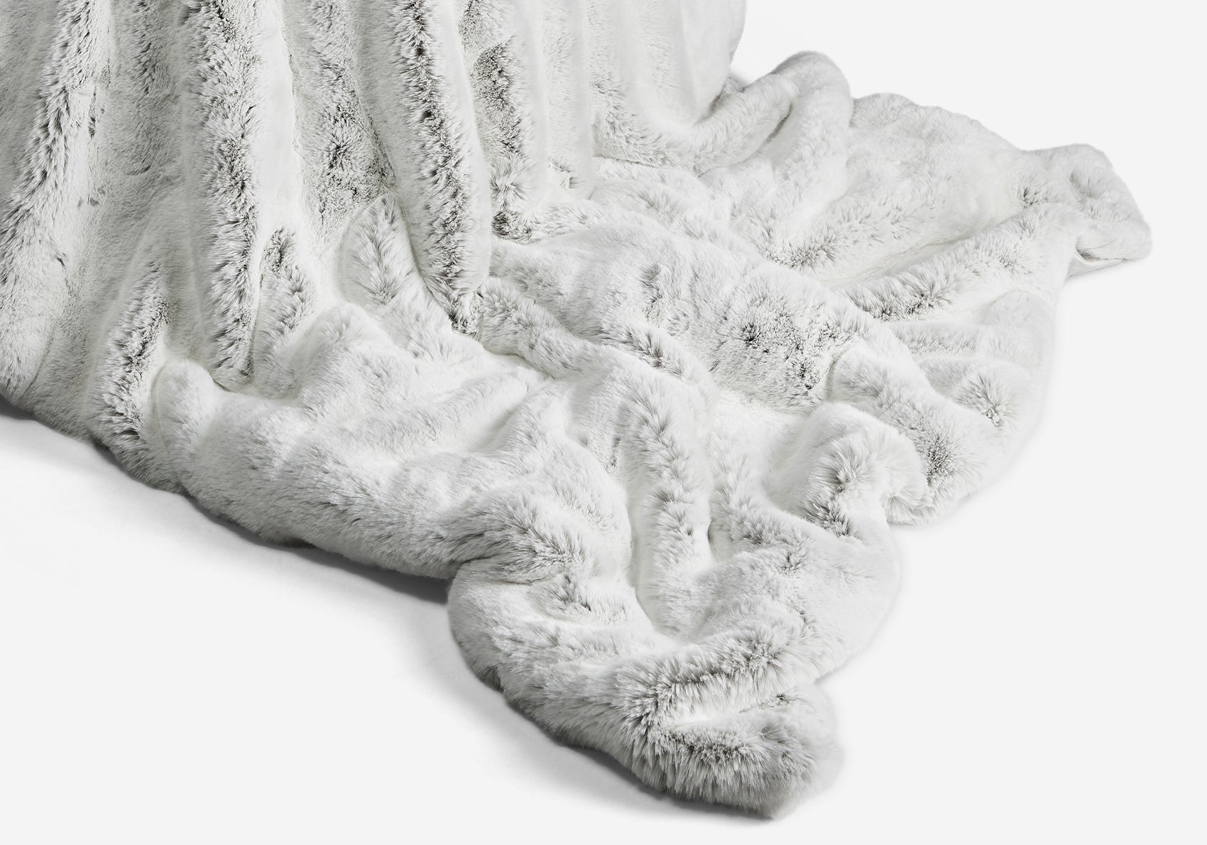 Carpe Diem Beds Throw - White - Imiteret Pels tæppe - Den 7. Himmel