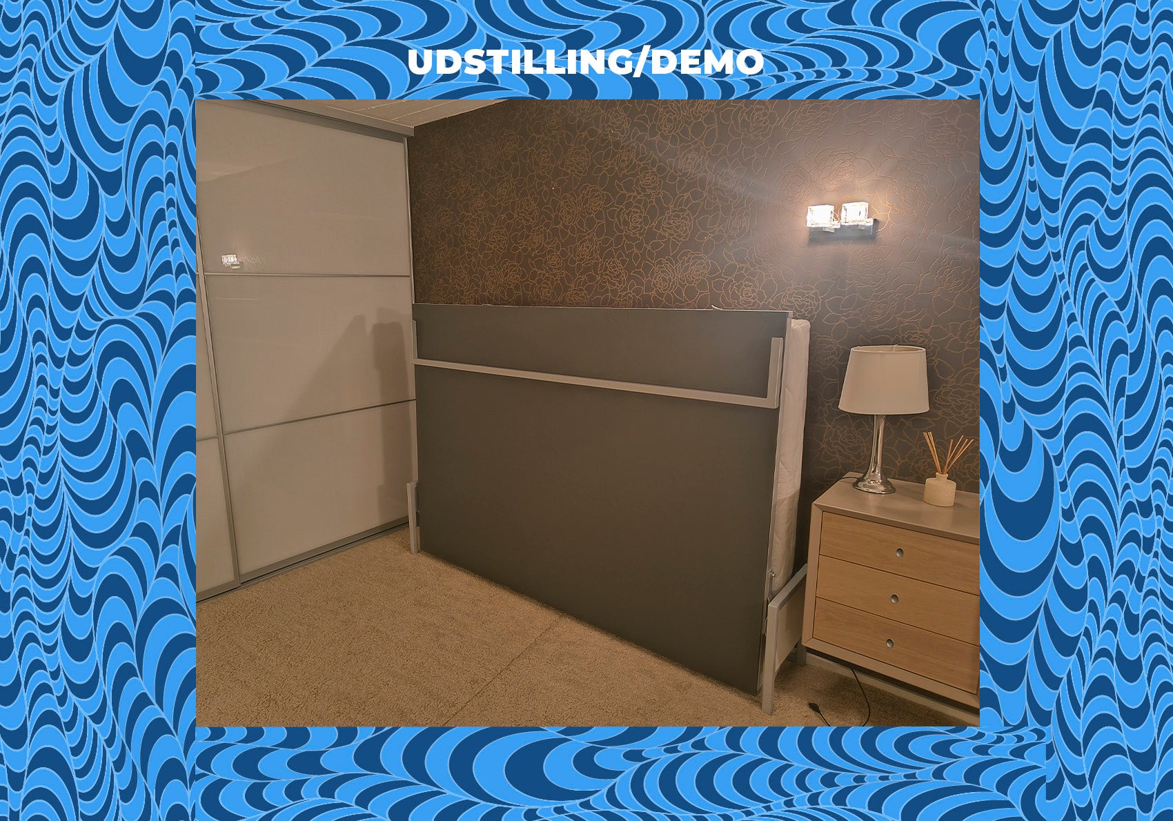 Udstillings/Demo - Cubed vægseng 140x200 - horisontal