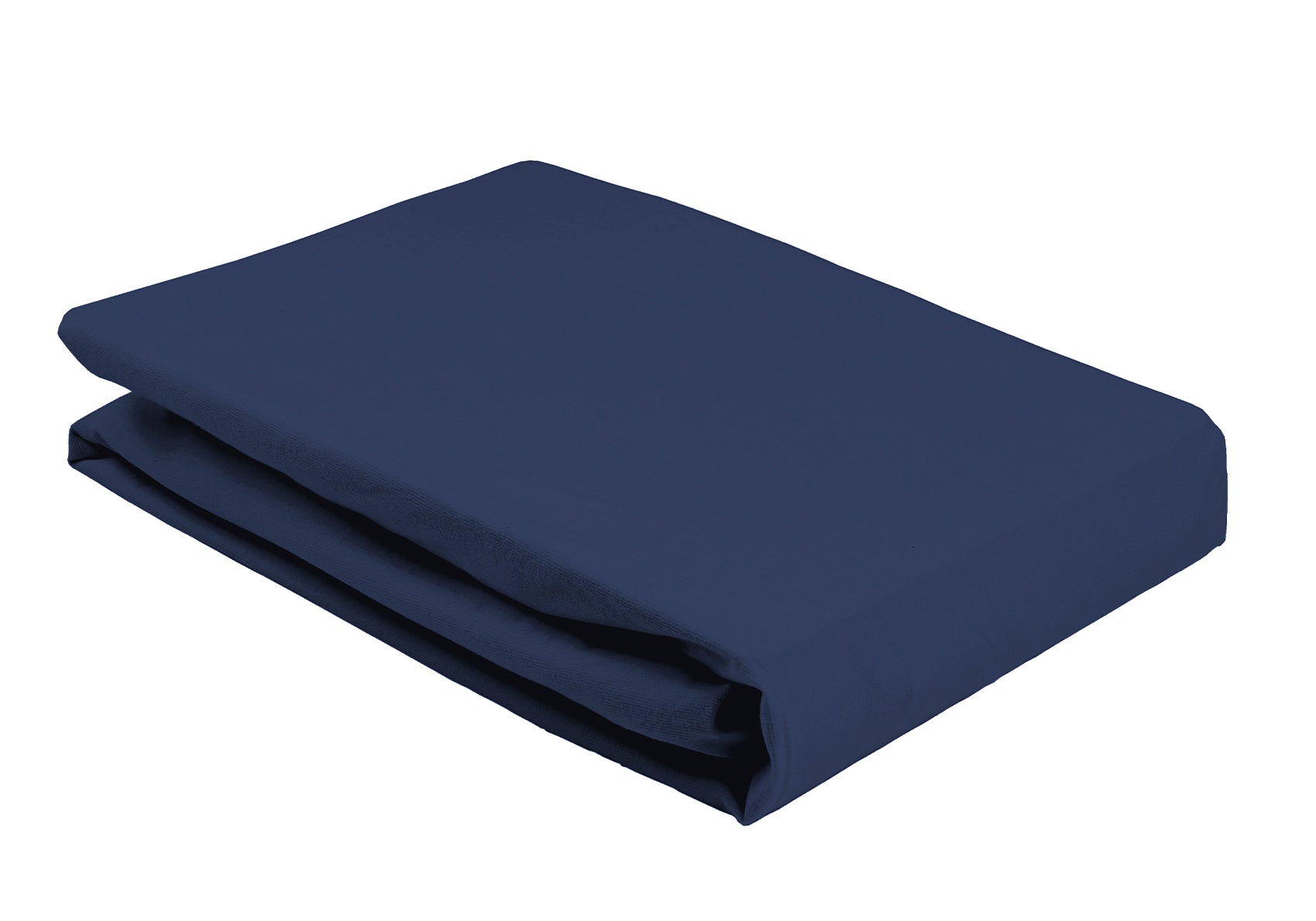 Elegante Premium Jersey bomuldsstræklagen i Marine/Navy