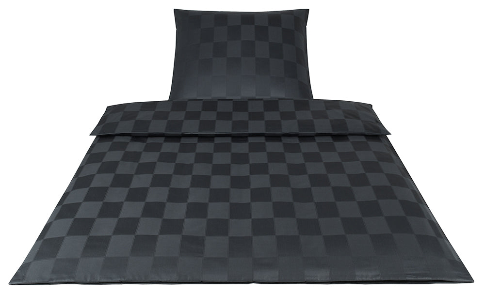 Elegante Courage antracit sengesæt