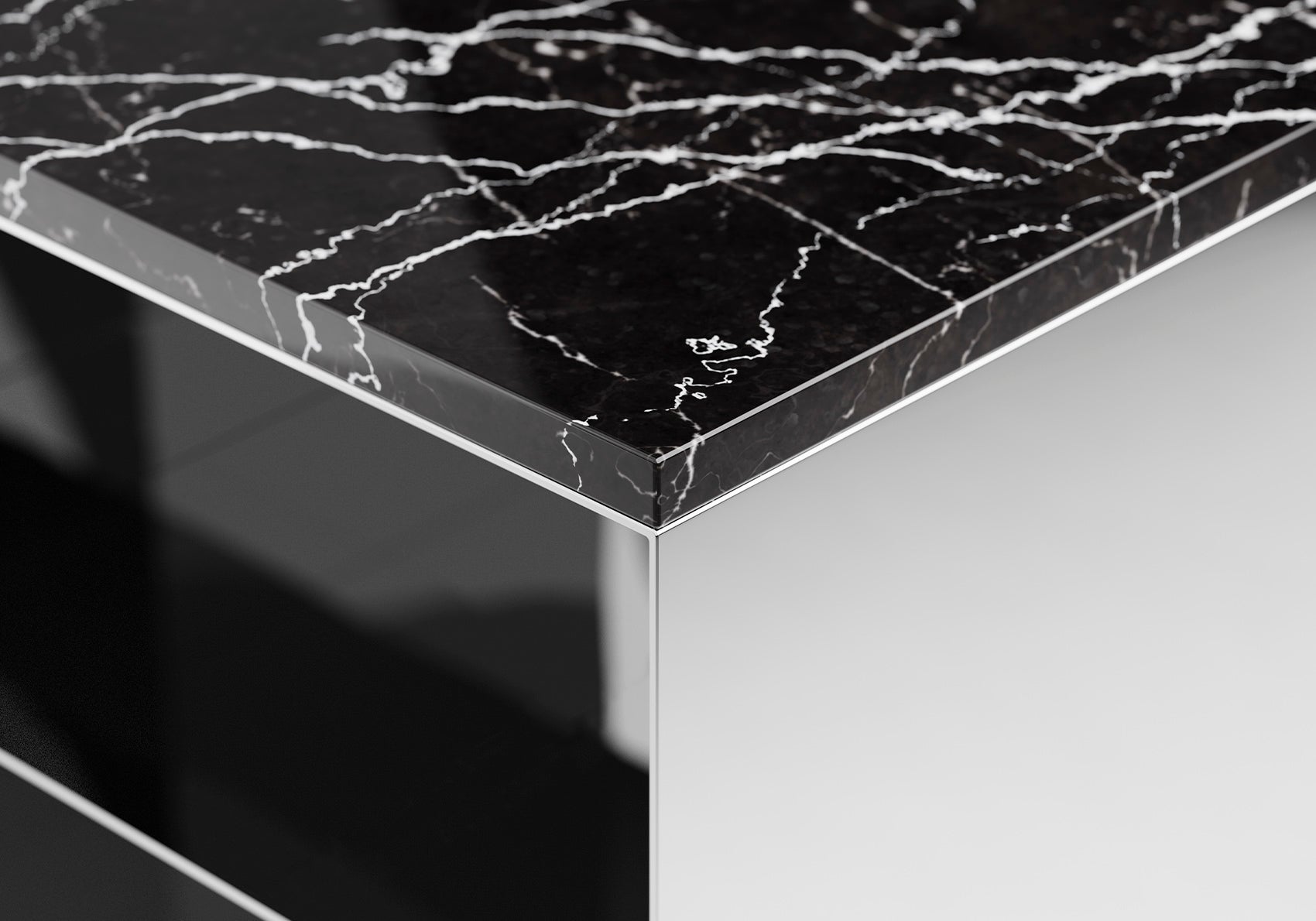 Holme - Carpe Diem sengebord i Chrome - Den 7. Himmel