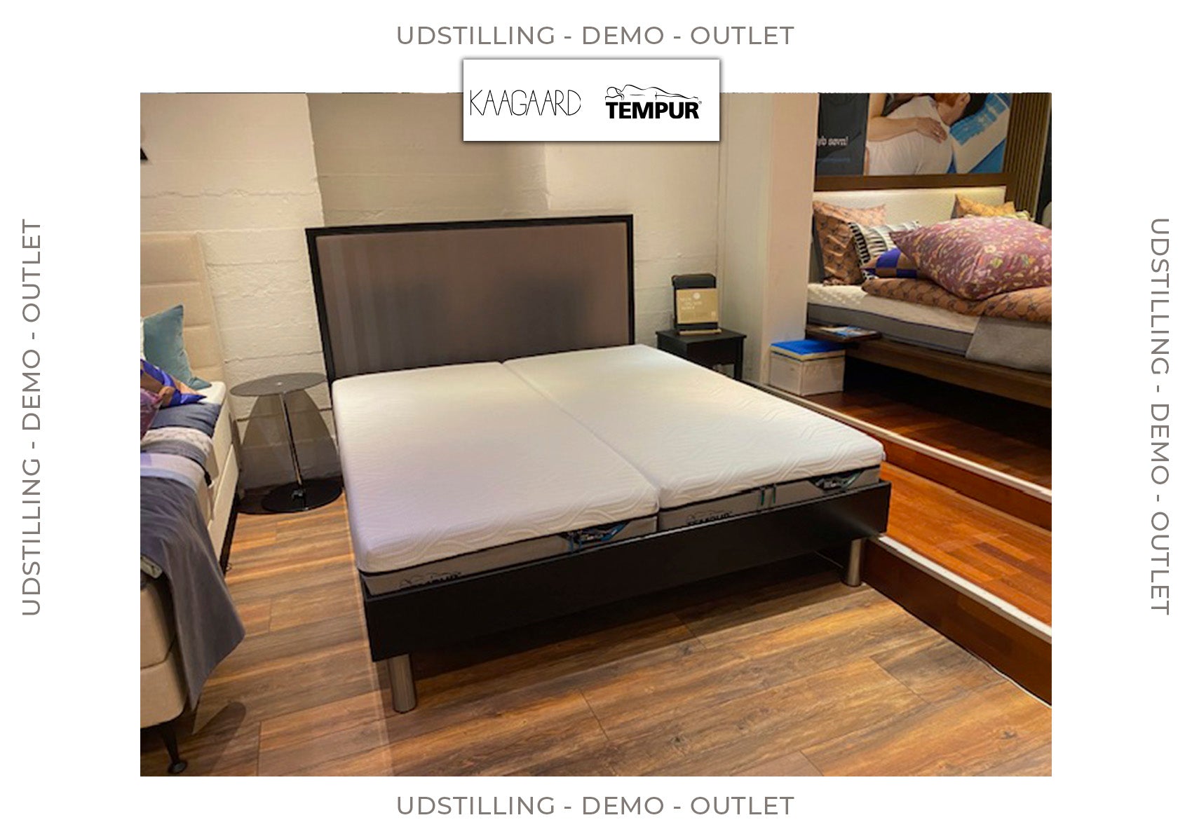 Udstilling/Demo - Tempur/Kaagaard planseng 180x200
