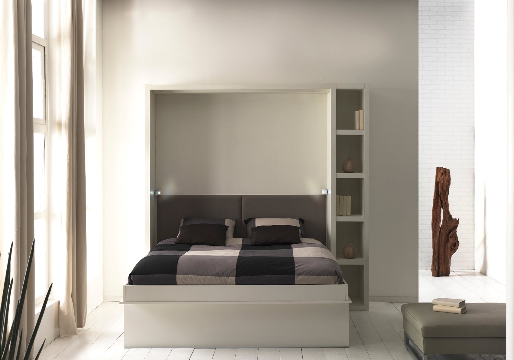Loft Double Skabsseng med sofa - Den 7. Himmel