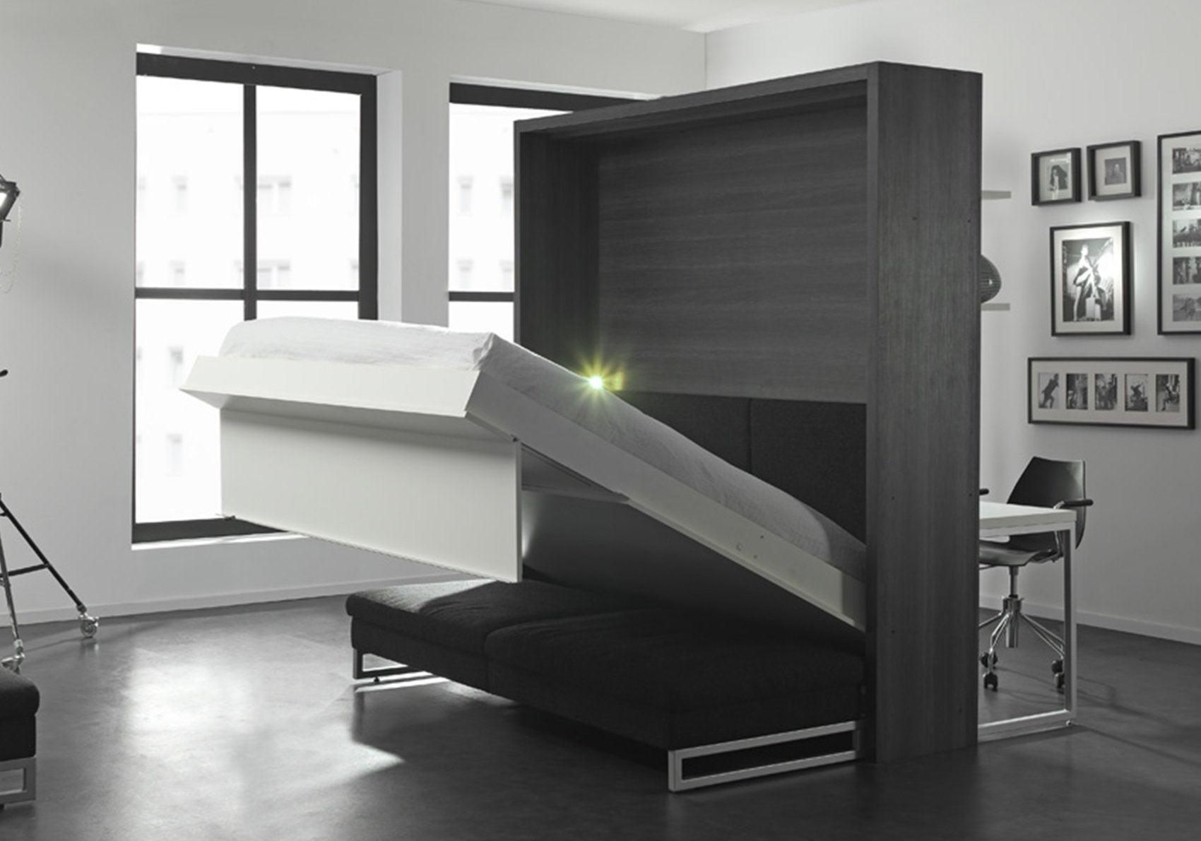 Loft Double Skabsseng med sofa - Den 7. Himmel
