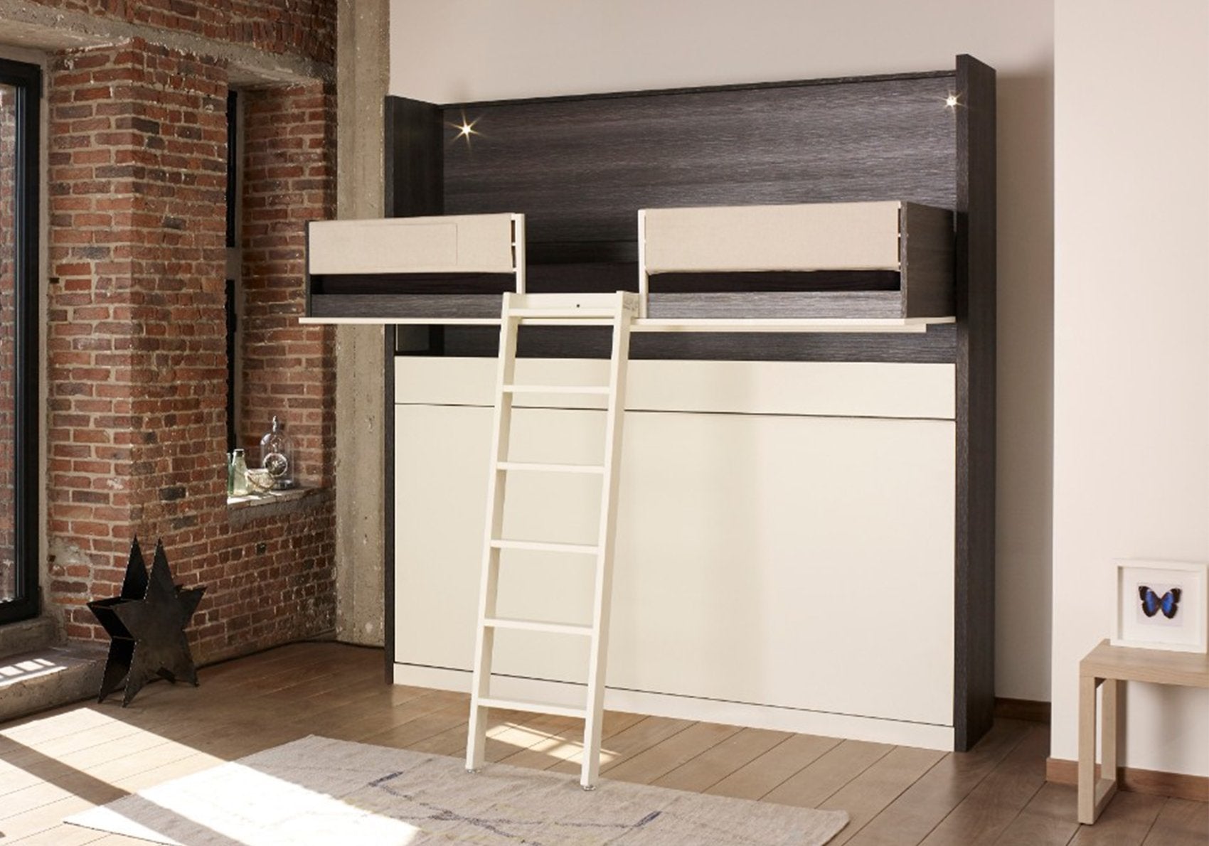 Loft Twins Væg og Skabsseng - Den 7. Himmel