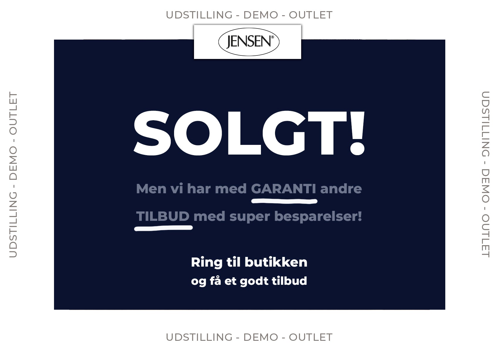Udstilling/Demo - JENSEN Lean Prestige Bokselevationsseng 180x200