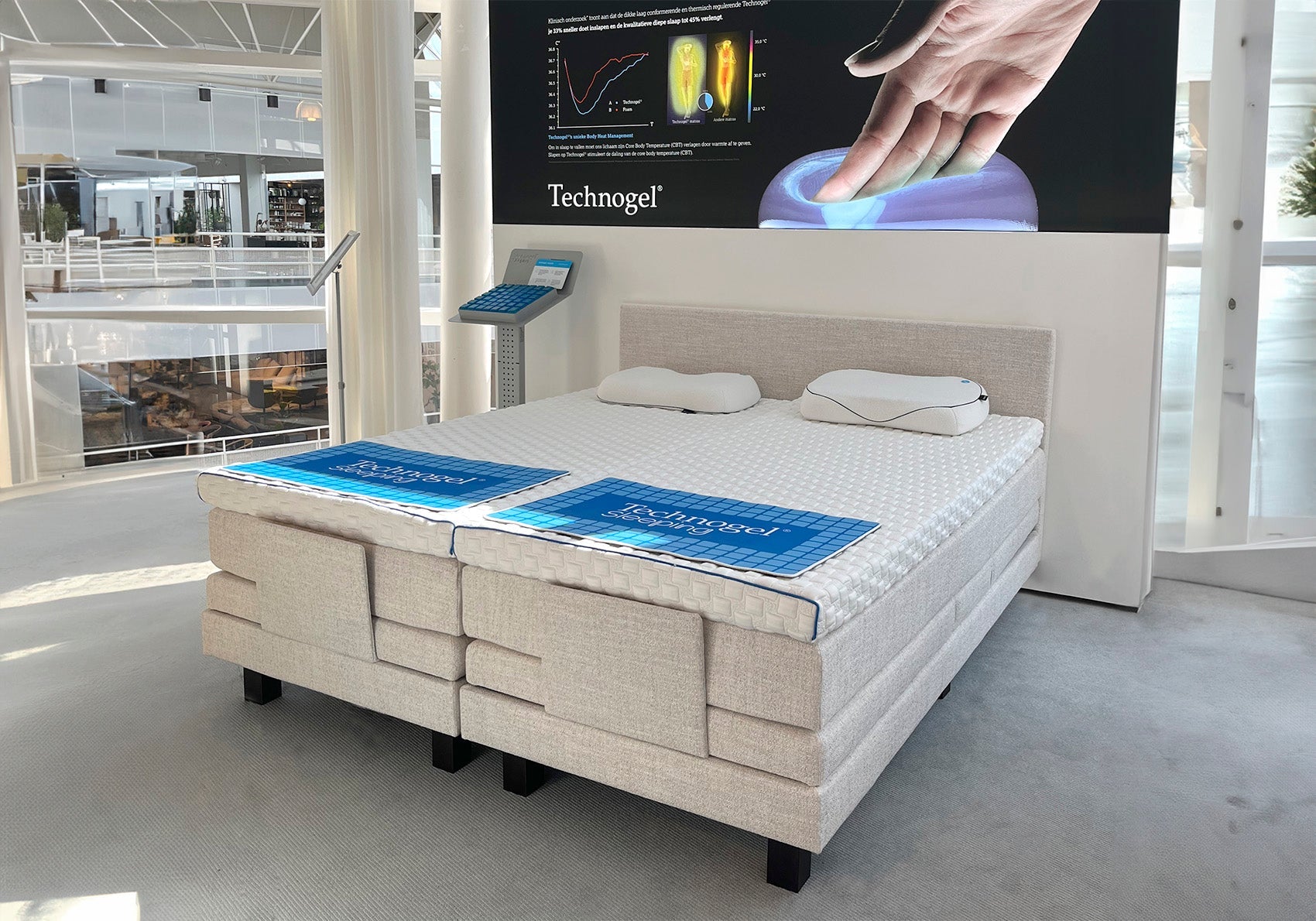 Technogel Respiro - 3D Gel & Memoryfoam topmadras - Den 7. Himmel