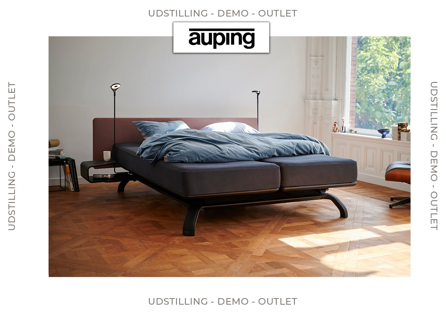 Udstilling/Demo - Auping Royal Elevationsseng 180x200 - Den 7. Himmel