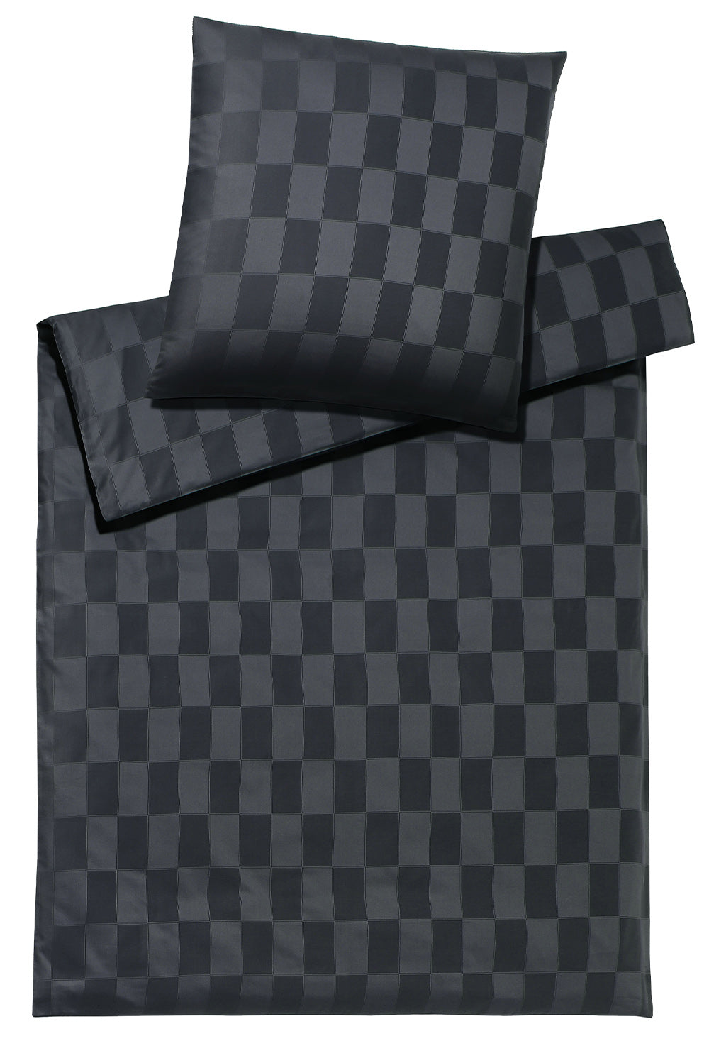 Elegante Courage antracit sengesæt