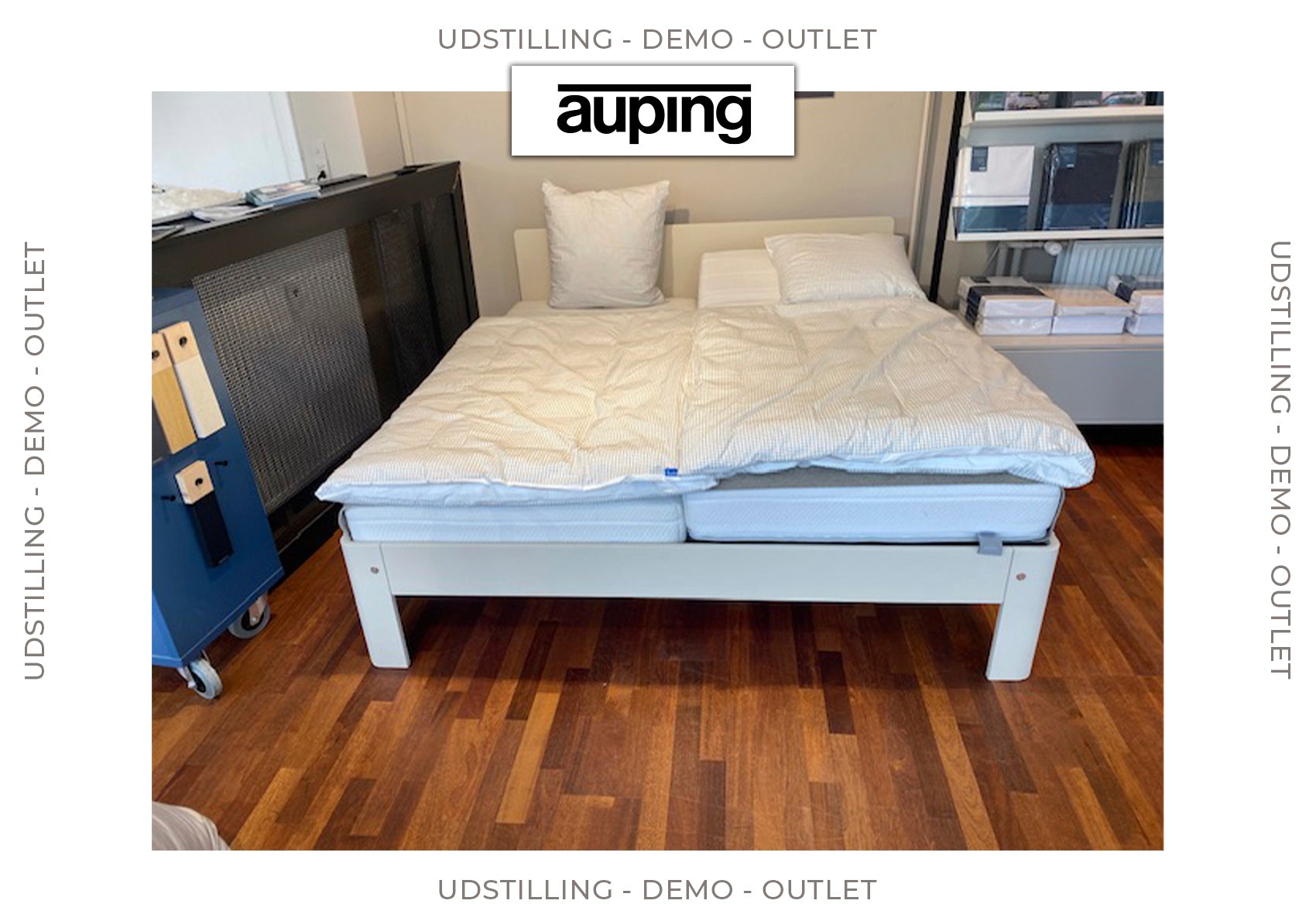 Udstilling/Demo - Auping Auronde Elevationsseng 180x200