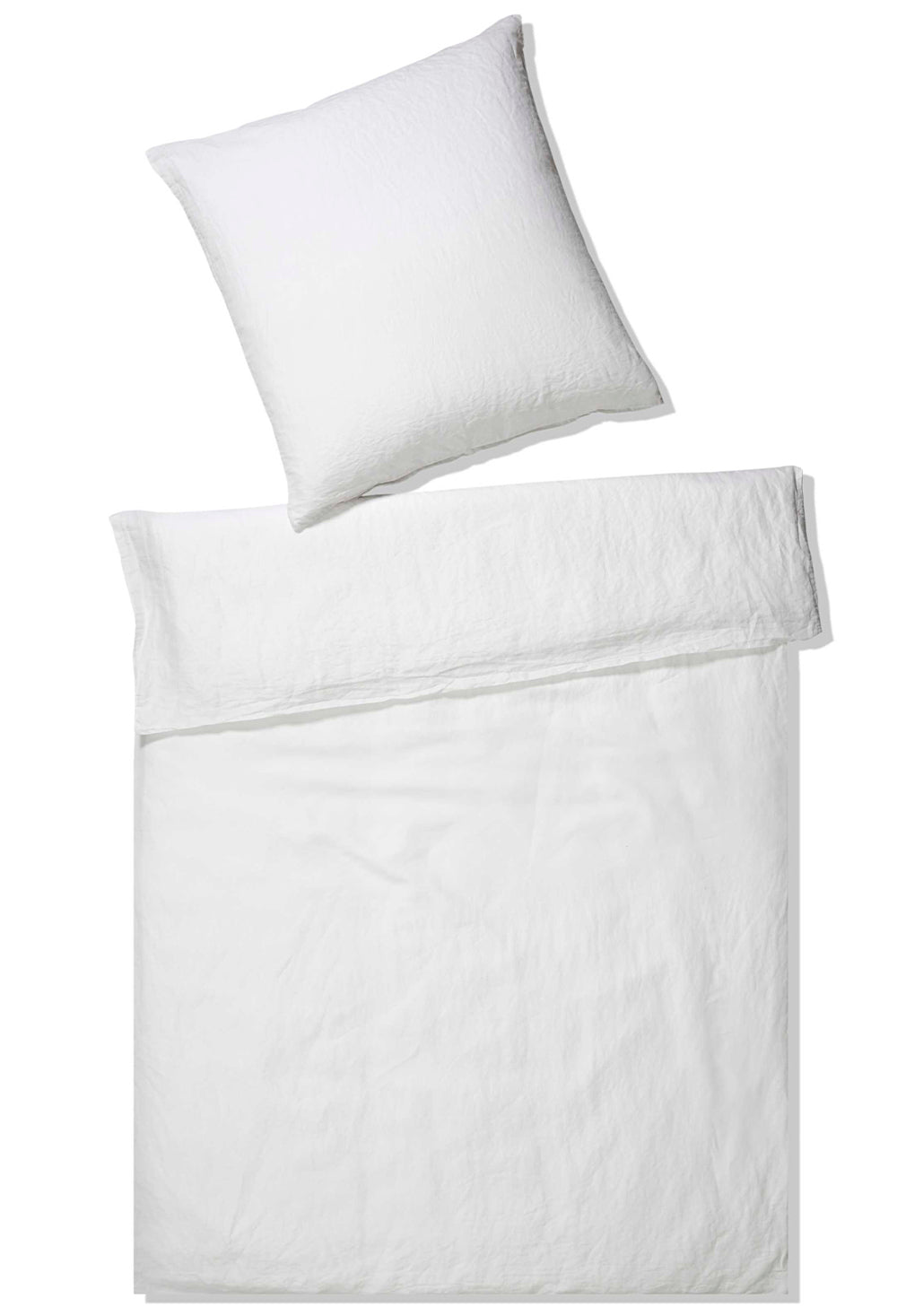 Hør sengesæt i hvidt - Elegante Breeze