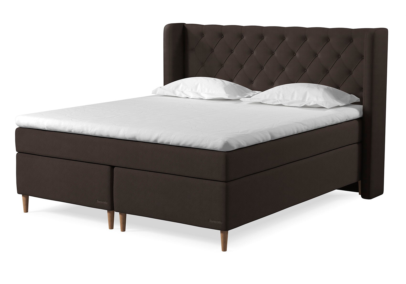 Dunlopillo Soul Kontinentalseng Soft Cocoa fritlagt i 180x200 cm