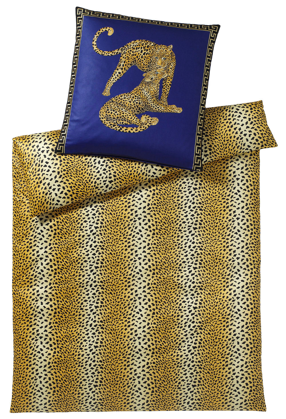 Sengetøj Elegante Gepard Pair, Kobolt