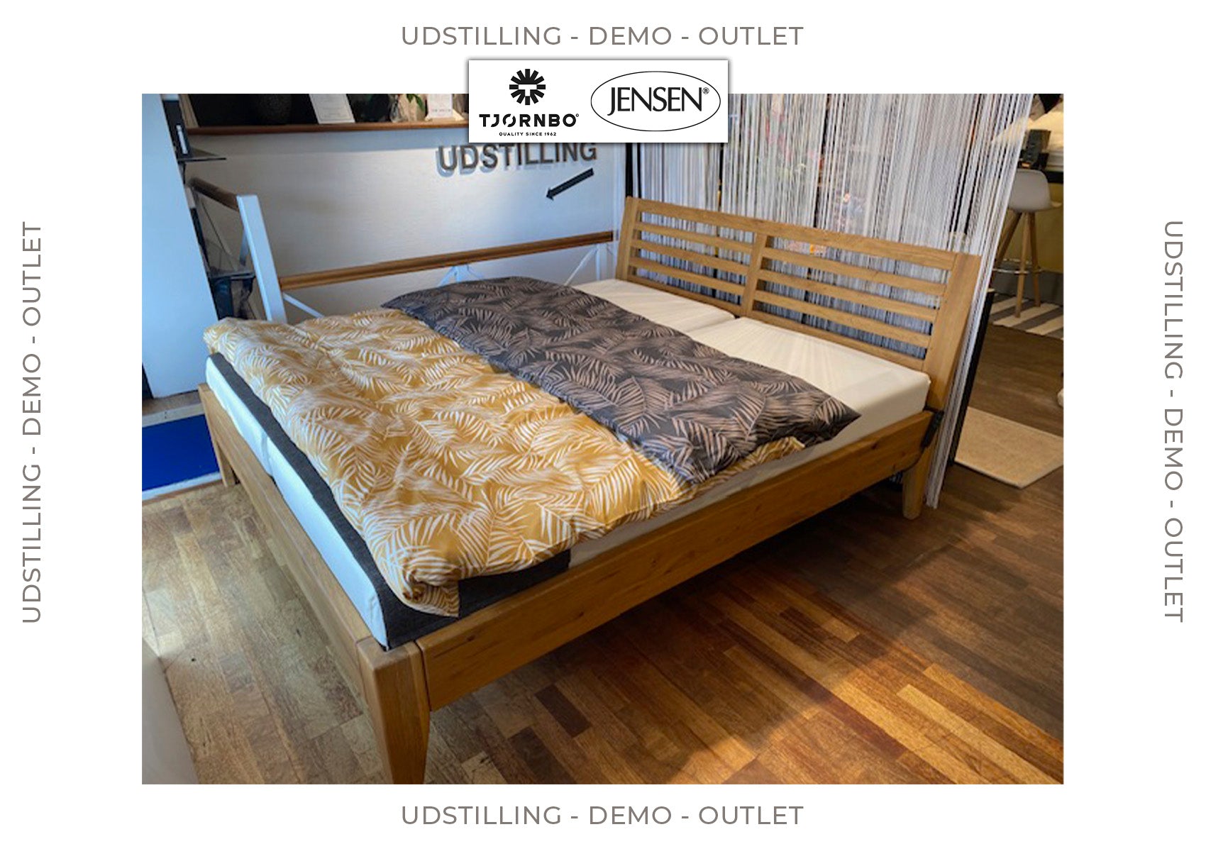 Udstilling/Demo - Tjørnbo Easy Sleep Elevationsseng 180x200 med JENSEN madrasser